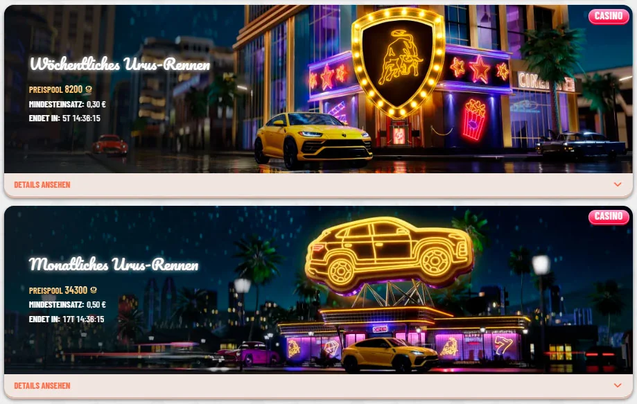 Turniere wyns casino